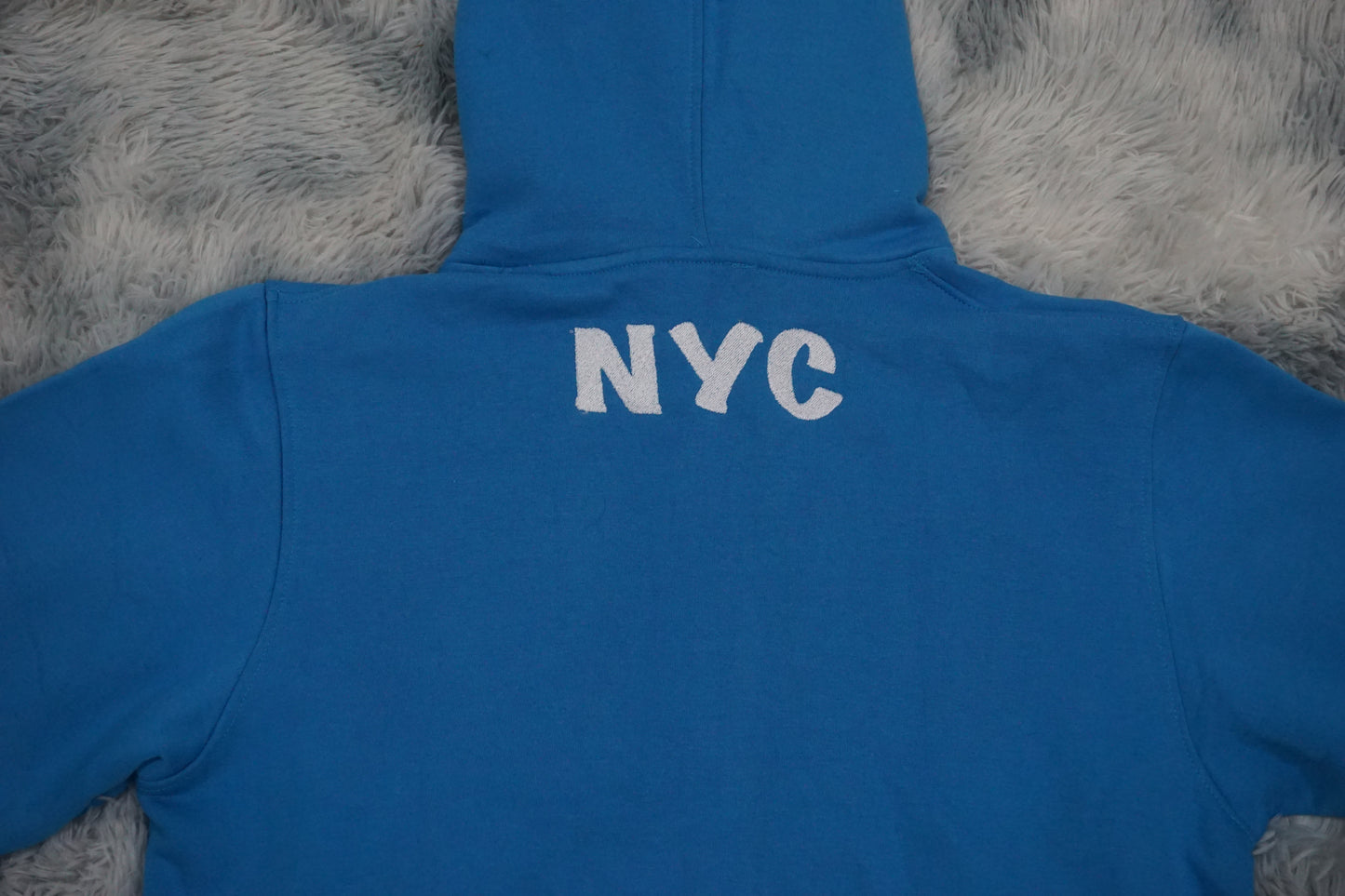 MIAMI BLUE "RHINESTONE HOODIE"