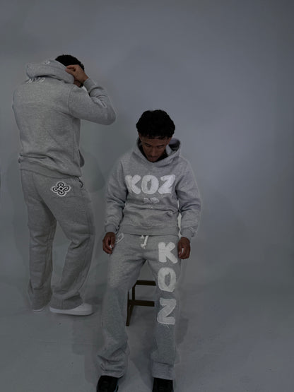 WOLF GREY "RHINESTONE HOODIE"