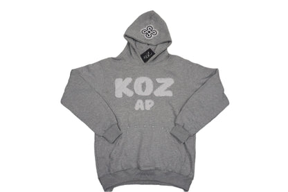 WOLF GREY "RHINESTONE HOODIE"