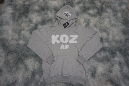 WOLF GREY "RHINESTONE HOODIE"