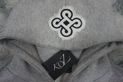 WOLF GREY "RHINESTONE HOODIE"