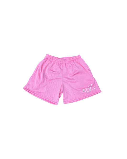 KOZ "BABY PINK" MESH SHORT