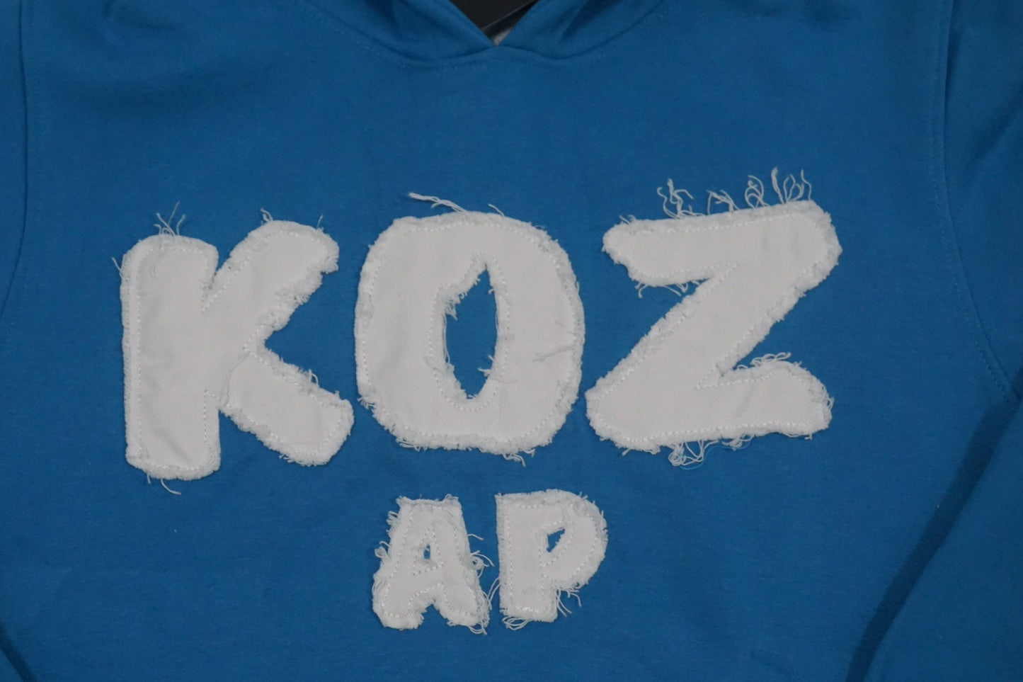 MIAMI BLUE "RHINESTONE HOODIE"